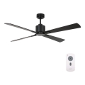 Lucci air 510523 - Griestu ventilators AIRFUSION CLIMATE melns + tālvadības pults