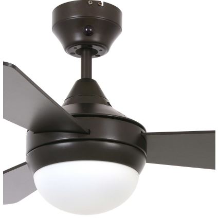 Lucci Air 512311 - Griestu ventilators AIRLIE HUGGER 2xE27/15W/230V koka/brūns Ø 91 cm + tālvadība
