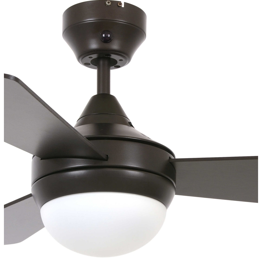 Lucci Air 512311 - Griestu ventilators AIRLIE HUGGER 2xE27/15W/230V koks/brūna + tālvadības pults