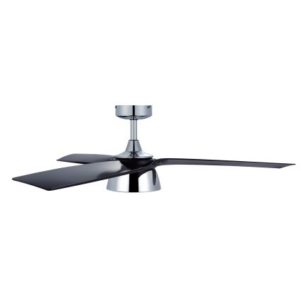 Lucci air 513072 - LED Aptumšojams griestu ventilators BRONX LED/18W/230V 3000/4000/6000K melna/spīdīgi hromēts + tālvadības pults