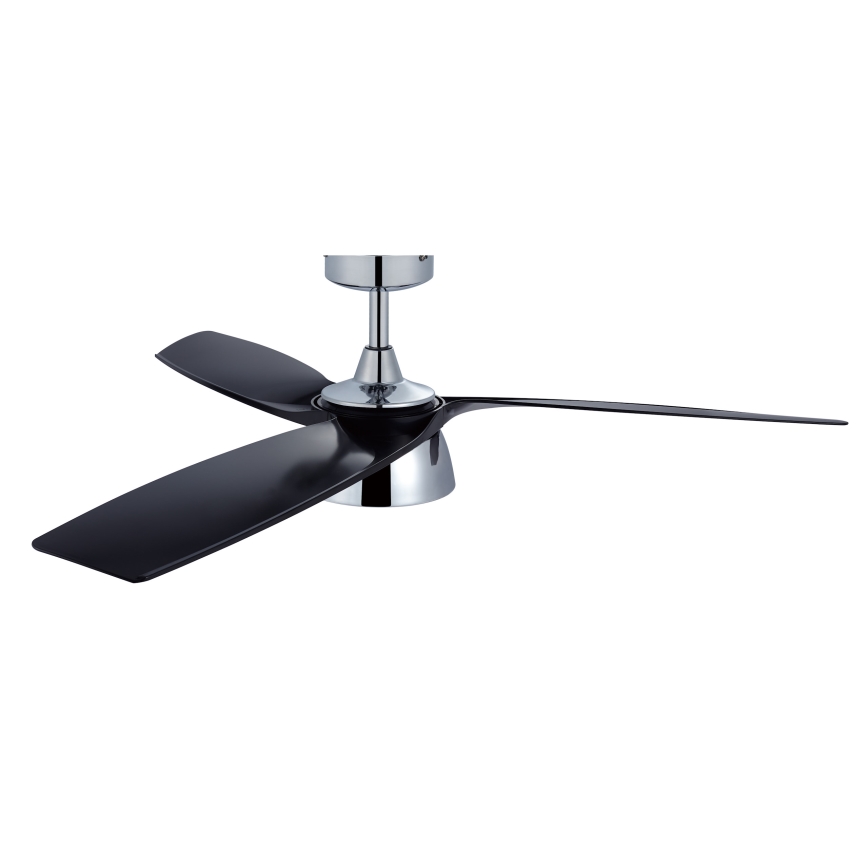 Lucci air 513072 - LED Aptumšojams griestu ventilators BRONX LED/18W/230V 3000/4000/6000K melna/spīdīgi hromēts + tālvadības pults