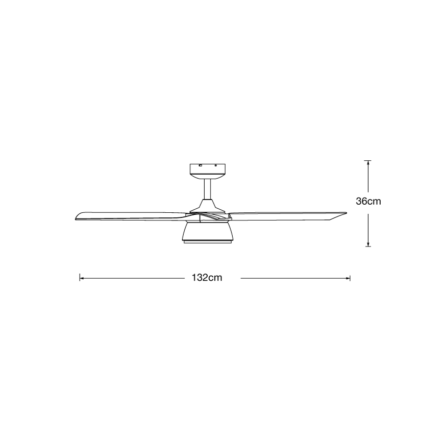 Lucci air 513072 - LED Aptumšojams griestu ventilators BRONX LED/18W/230V 3000/4000/6000K melna/spīdīgi hromēts + tālvadības pults
