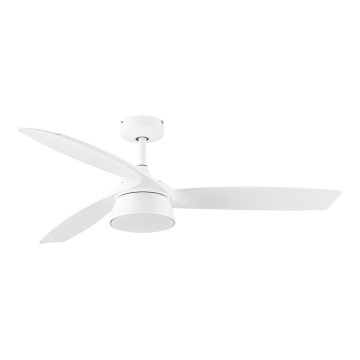 Lucci Air 513073 - LED griestu ventilators BRONX, LED apgaismojums ar regulējamu spilgtumu, 18 W, 230 V, 3000/4000/6000 K, Ø 132 cm, balts, ar tālvadību