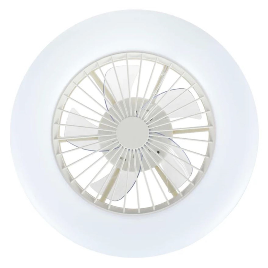 Lucci Air 513200 - LED Aptumšojama griestu lampa ar ventilatoru OSLO LED/20W/230V 3000/4500/6500K balta + tālvadības pults