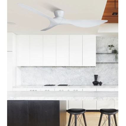 Lucci Air 514030 - griestu ventilators KOTARA Ø 137 cm, balts + tālvadības pults