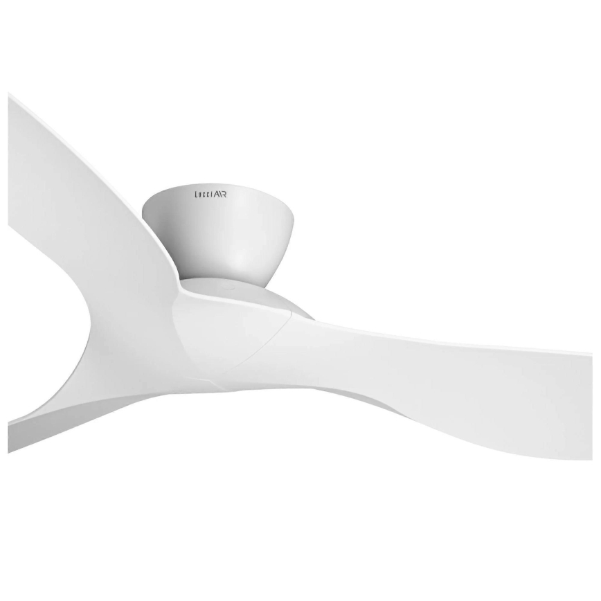 Lucci Air 514030 - griestu ventilators KOTARA Ø 137 cm, balts + tālvadības pults