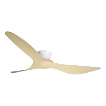 Lucci Air 514031 - Griestu ventilators KOTARA Ø 137 cm bēšs/balts + tālvadības pults