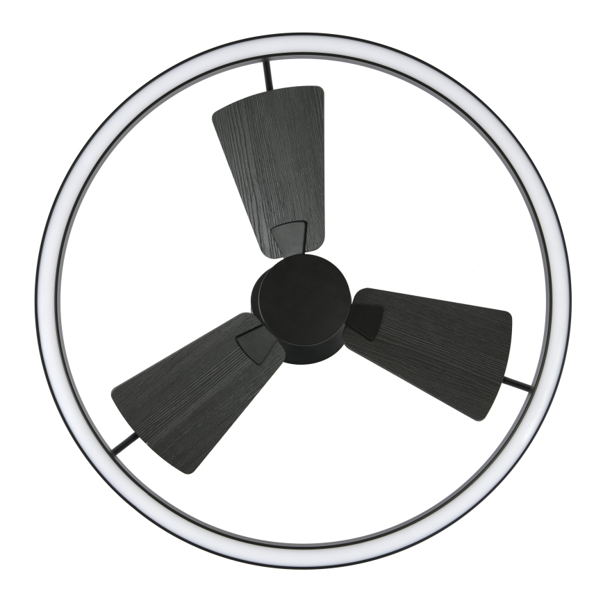 Lucci Air 516124 - LED Aptumšojams griestu ventilators CESSNA LED/36W/230V 3000/4000/5000K melna + tālvadības pults