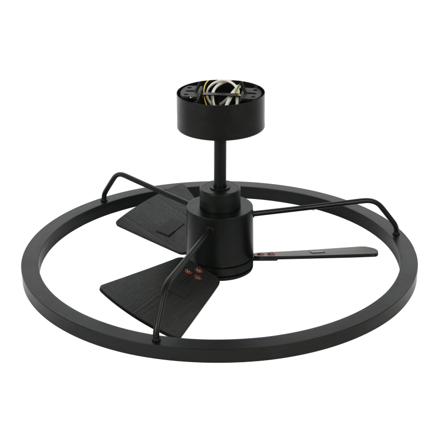 Lucci Air 516124 - LED Aptumšojams griestu ventilators CESSNA LED/36W/230V 3000/4000/5000K melna + tālvadības pults