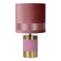 Lucide 10500/81/66 - Galda lampa EXTRAVAGANZA FRIZZLE 1xE14/40W/230V rozā