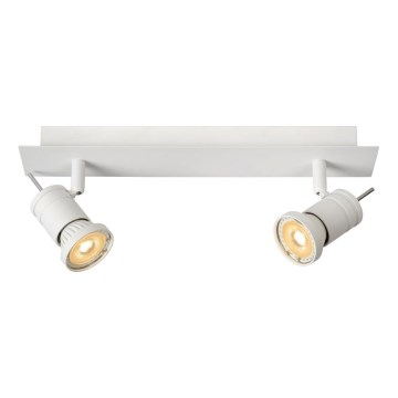 Lucide 17990/10/31 - LED Starmetis TWINNY-LED 2xGU10/4,5W/230V balts
