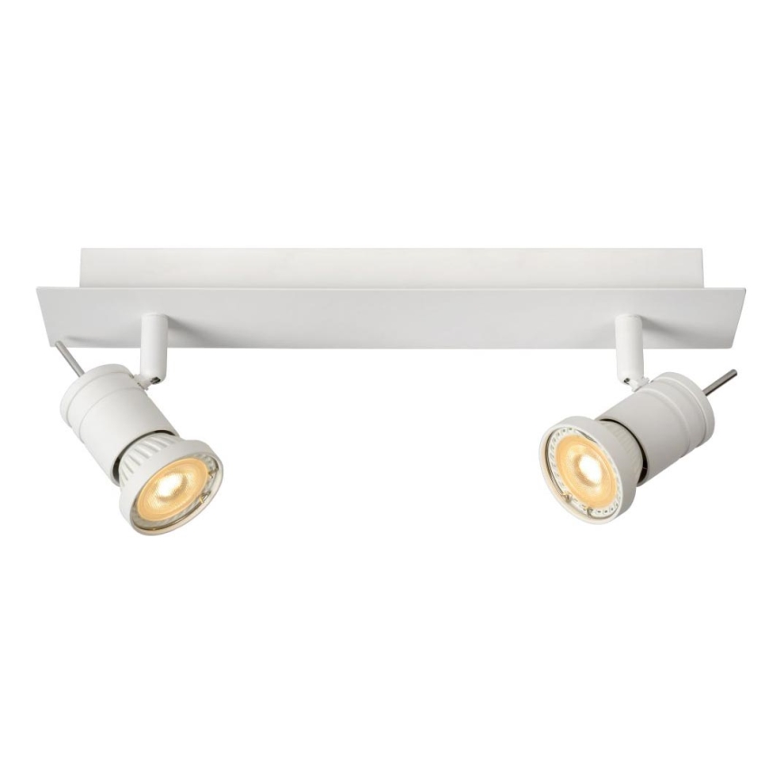 Lucide 17990/10/31 - LED Starmetis TWINNY-LED 2xGU10/4,5W/230V balts