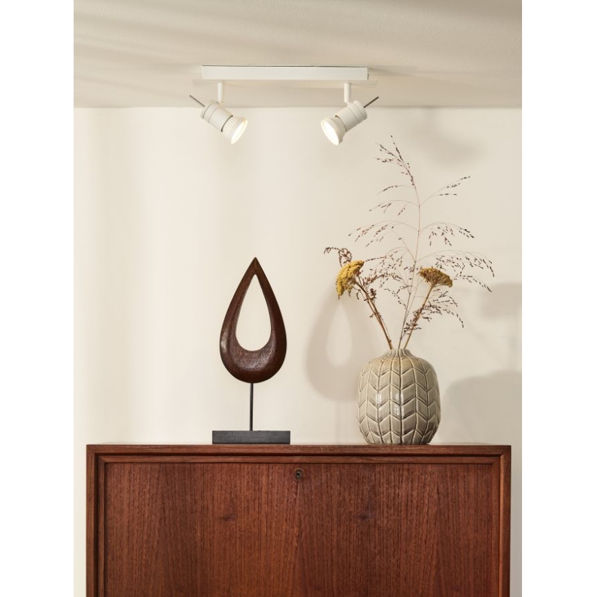 Lucide 17990/10/31 - LED Starmetis TWINNY-LED 2xGU10/4,5W/230V balts
