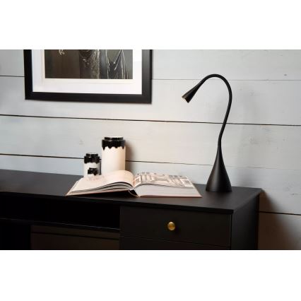 Lucide 18656/03/30 - LED Aptumšojama skārienvadāma galda lampa ZOZY LED/4W/230V melna