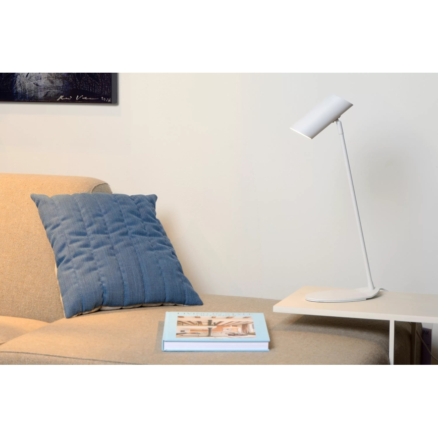 Lucide 19600/01/31 - Galda lampa HESTER 1xGU10/7W/230V balta