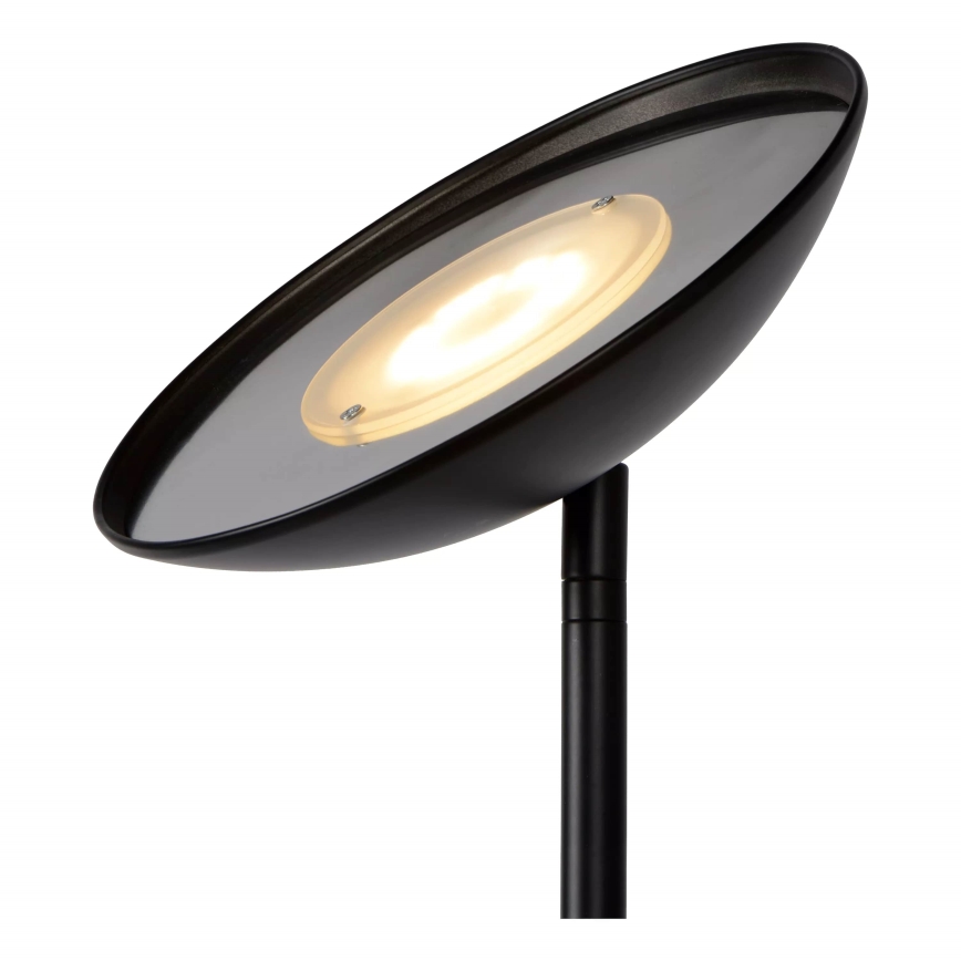 Lucide 19791/24/30 - LED Aptumšojama grīdas stāvlampa ZENITH LED/20W + LED/4W/230V melna