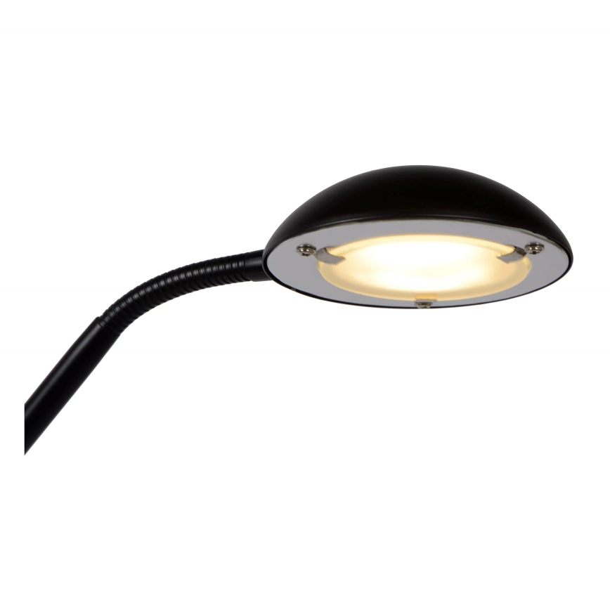 Lucide 19791/24/30 - LED Aptumšojama grīdas stāvlampa ZENITH LED/20W + LED/4W/230V melna