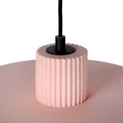 Lucide 20419/20/66 - Lustra ar auklu OPHELIA 1xE27/40W/230V d. 20 cm rozā