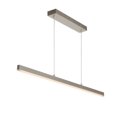 Lucide 23460/30/12 - LED Aptumšojama lustra ar auklu SIGMA LED/30W/230V matēts hroms