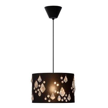 Lucide 34407/30/30 - Piekarams gaismeklis SPILTI 1xE27/60W/230V Melns