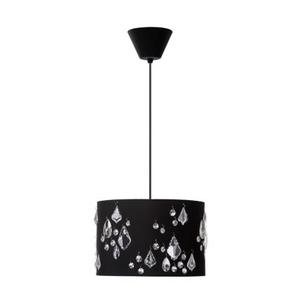 Lucide 34407/30/30 - Piekarams gaismeklis SPILTI 1xE27/60W/230V Melns