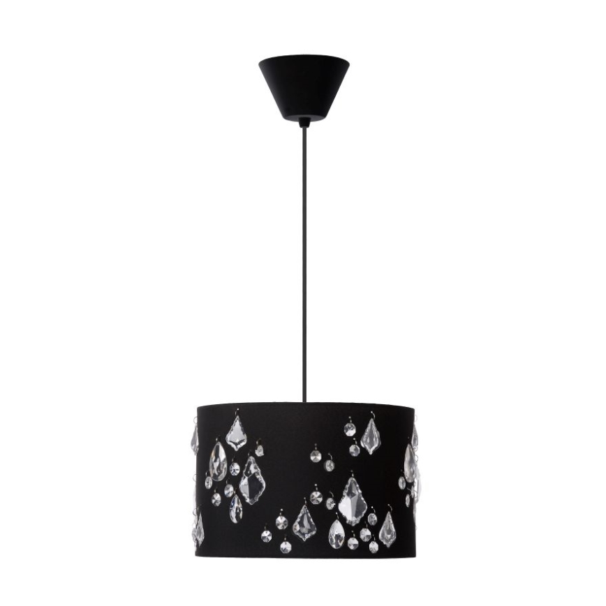 Lucide 34407/30/30 - Piekarams gaismeklis SPILTI 1xE27/60W/230V Melns