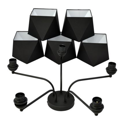 Lustra ADAMANT 5xE27/15W/230V melns
