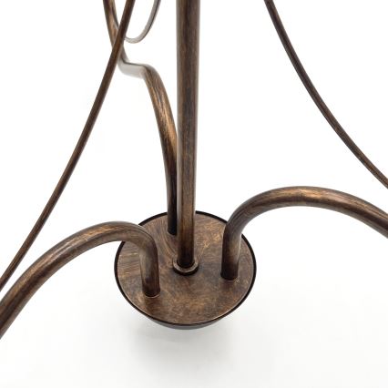 Lustra ANTON ar ķēdi 3xE14/15W/230V bronzas krāsā