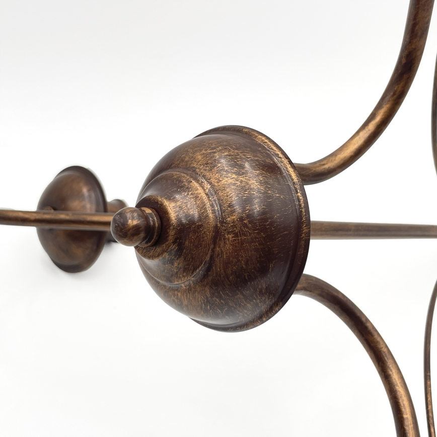 Lustra ANTON ar ķēdi 3xE14/15W/230V bronzas krāsā