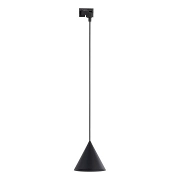 Lustra ar auklu 1 fāzes sliežu sistēmai CONO 1xE27/15W/230V melna