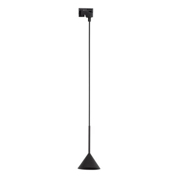 Lustra ar auklu 1 fāzes sliežu sistēmai CONO MINI 1xGU10/10W/230V melna