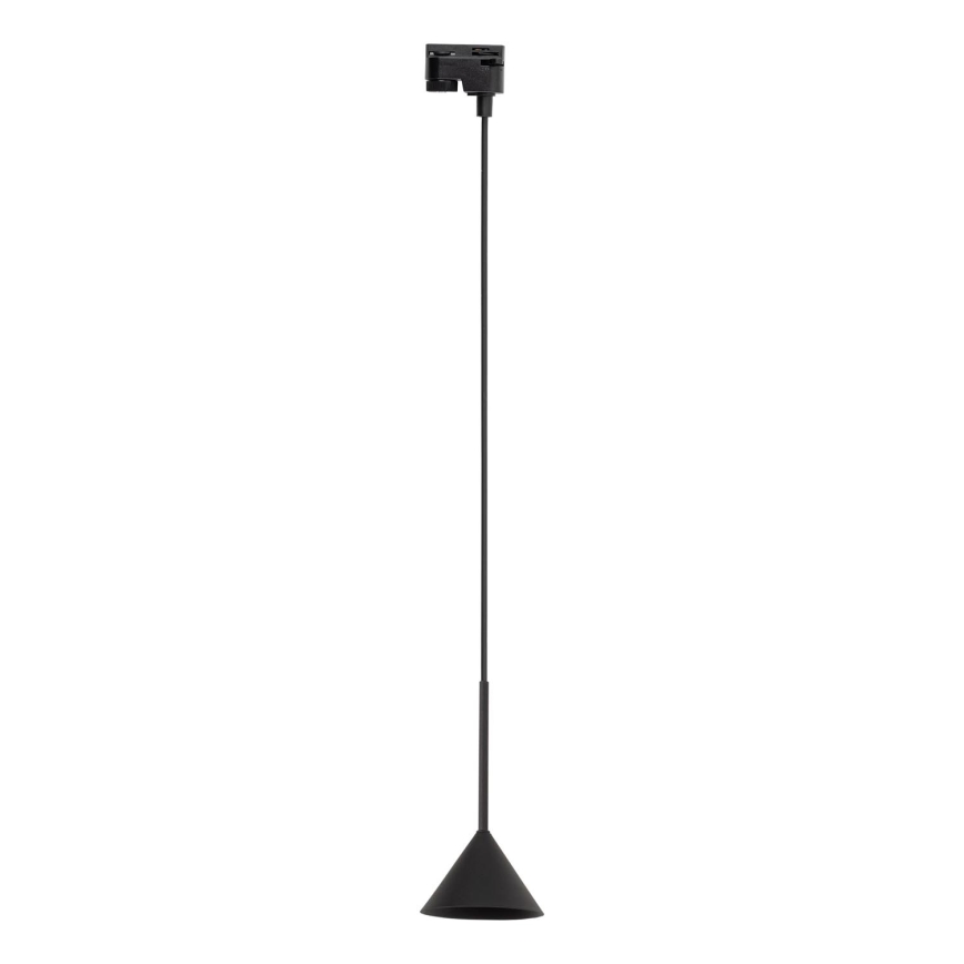 Lustra ar auklu 1 fāzes sliežu sistēmai CONO MINI 1xGU10/10W/230V melna