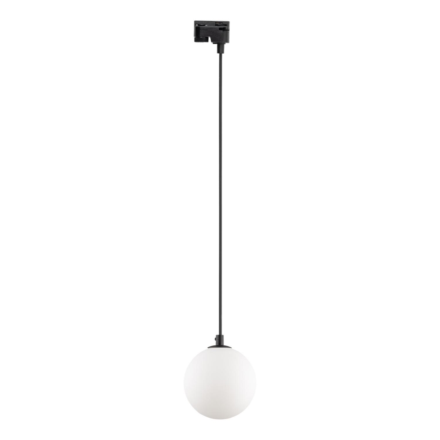 Lustra ar auklu 1 fāzes sliežu sistēmai TRACER 1xG9/8W/230V melna/balta