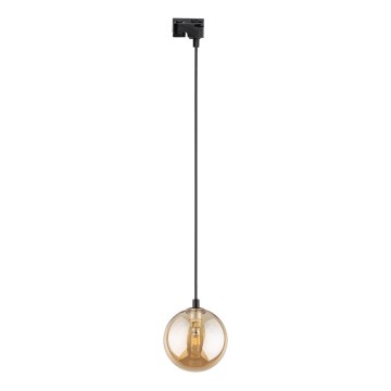 Lustra ar auklu 1 fāzes sliežu sistēmai TRACER 1xG9/8W/230V melna/dūmakains brūna