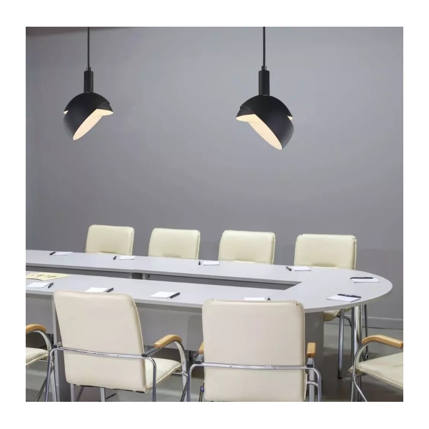 Lustra ar auklu 1xE14/60W/230V melna