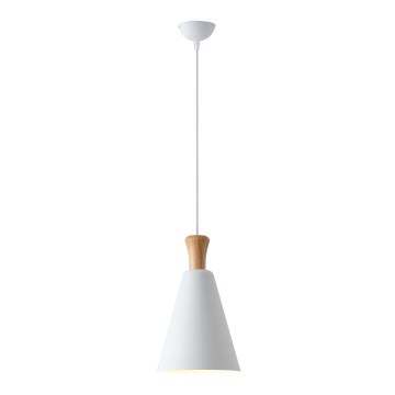 Lustra ar auklu 1xE27/15W/230V balta d. 20 cm