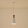 Lustra ar auklu 1xE27/15W/230V balta d. 20 cm