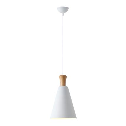 Lustra ar auklu 1xE27/15W/230V balta d. 20 cm