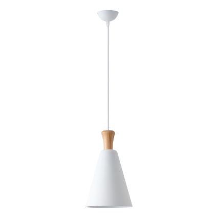 Lustra ar auklu 1xE27/15W/230V balta d. 20 cm