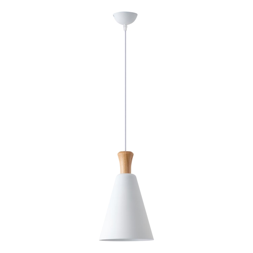 Lustra ar auklu 1xE27/15W/230V balta d. 20 cm