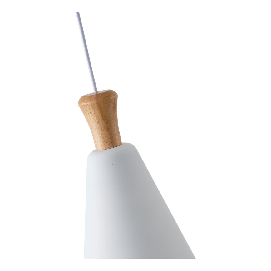 Lustra ar auklu 1xE27/15W/230V balta d. 20 cm