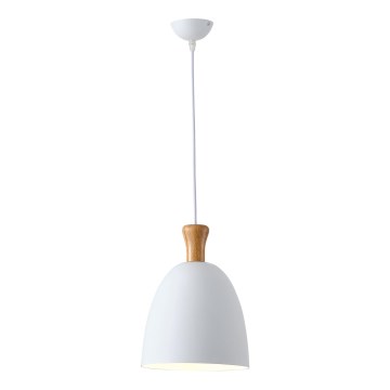 Lustra ar auklu 1xE27/15W/230V balta d. 23 cm
