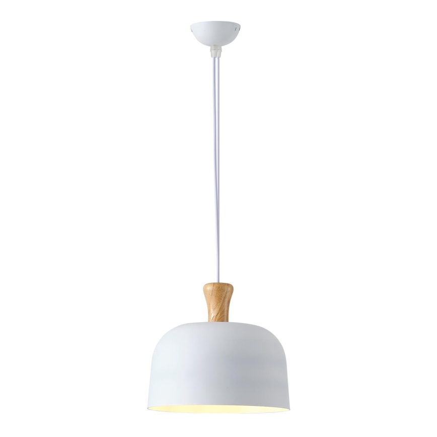 Lustra ar auklu 1xE27/15W/230V balta d. 27 cm