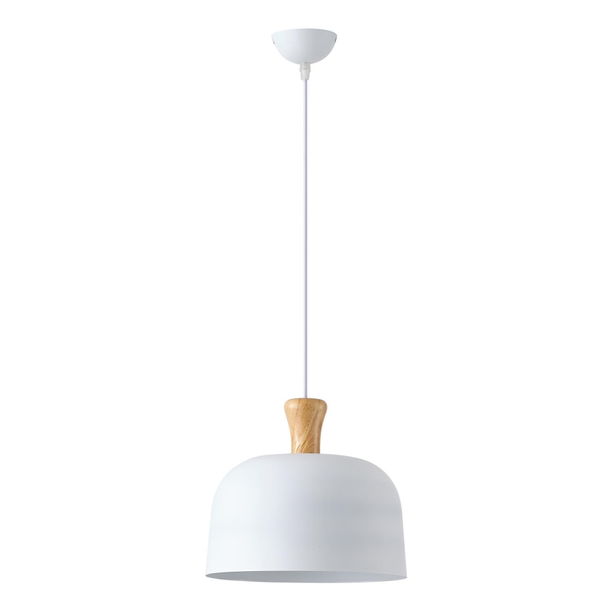 Lustra ar auklu 1xE27/15W/230V balta d. 27 cm