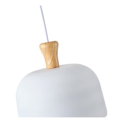Lustra ar auklu 1xE27/15W/230V balta d. 27 cm