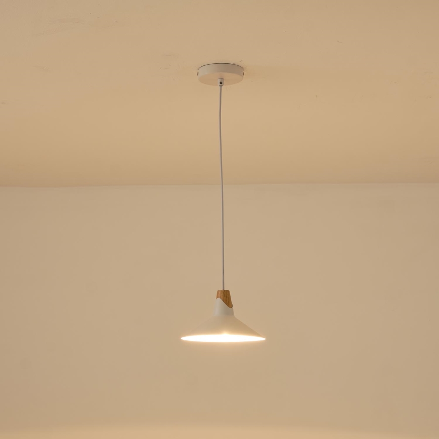 Lustra ar auklu 1xE27/15W/230V balta