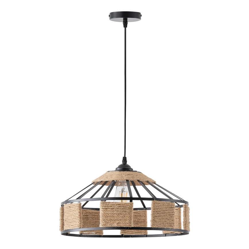 Lustra ar auklu 1xE27/15W/230V bēša