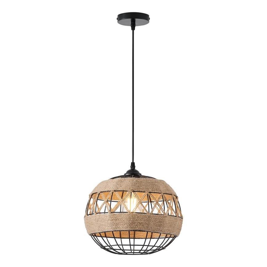 Lustra ar auklu 1xE27/15W/230V bēša