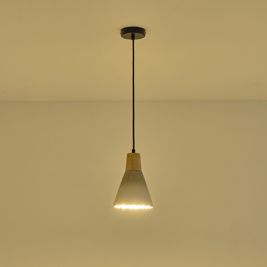 Lustra ar auklu 1xE27/15W/230V krēmkrāsa