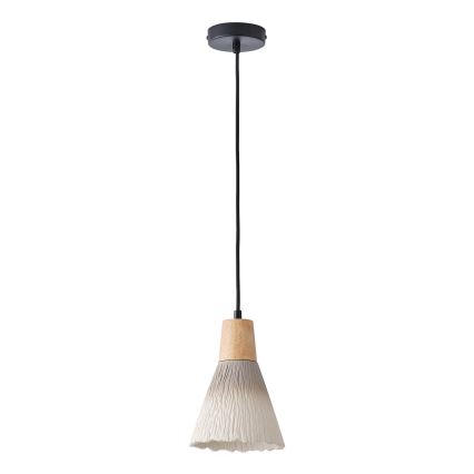 Lustra ar auklu 1xE27/15W/230V krēmkrāsa